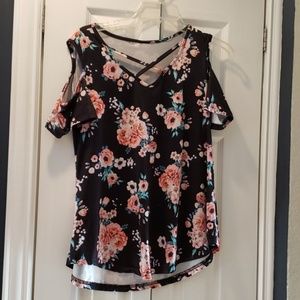 Cold shoulder top
